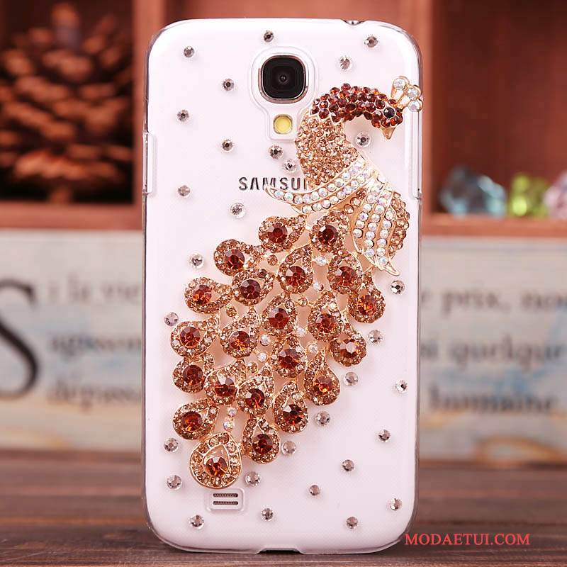 Futerał Samsung Galaxy S4 Rhinestone Czerwony Nowy, Etui Samsung Galaxy S4 Ochraniacz Tendencja