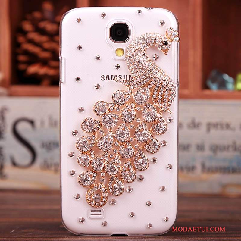 Futerał Samsung Galaxy S4 Rhinestone Czerwony Nowy, Etui Samsung Galaxy S4 Ochraniacz Tendencja