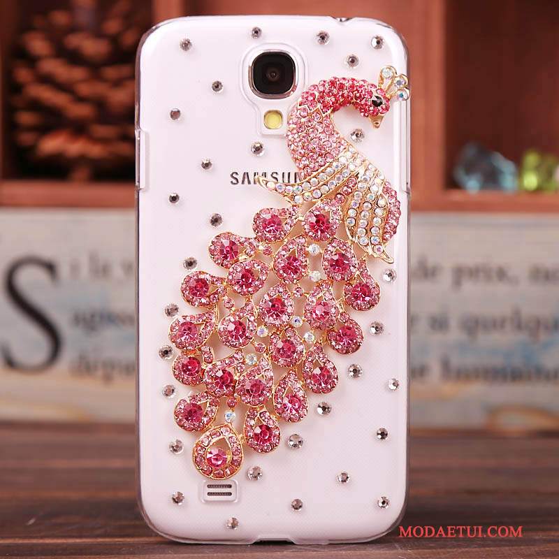 Futerał Samsung Galaxy S4 Rhinestone Czerwony Nowy, Etui Samsung Galaxy S4 Ochraniacz Tendencja