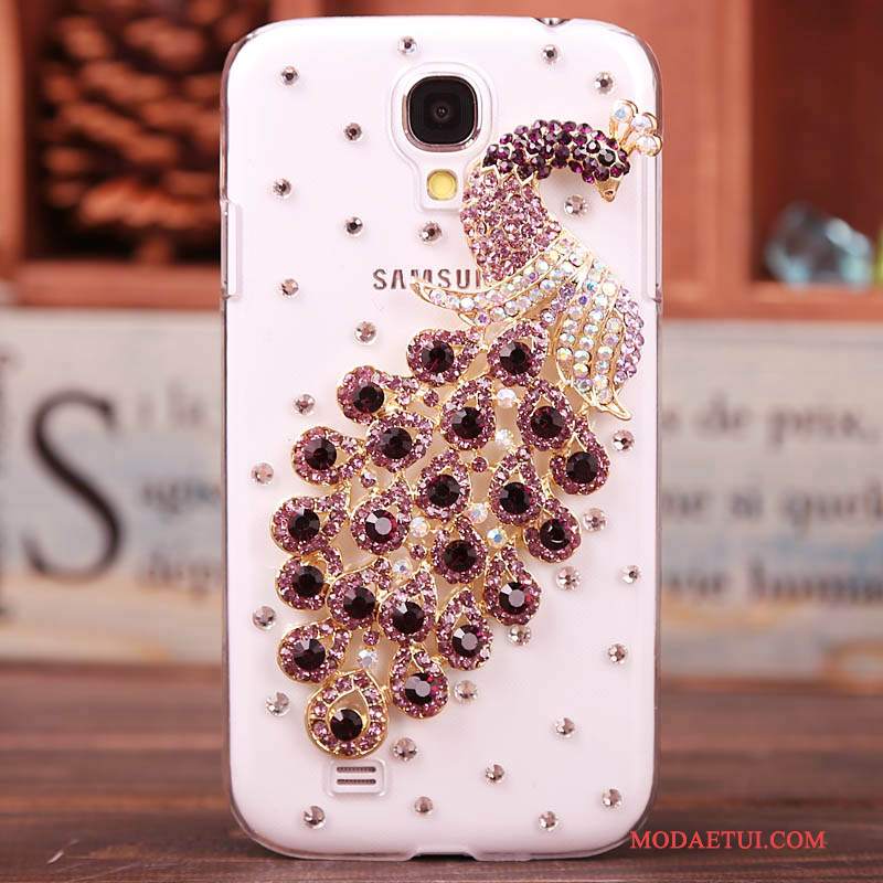 Futerał Samsung Galaxy S4 Rhinestone Czerwony Nowy, Etui Samsung Galaxy S4 Ochraniacz Tendencja