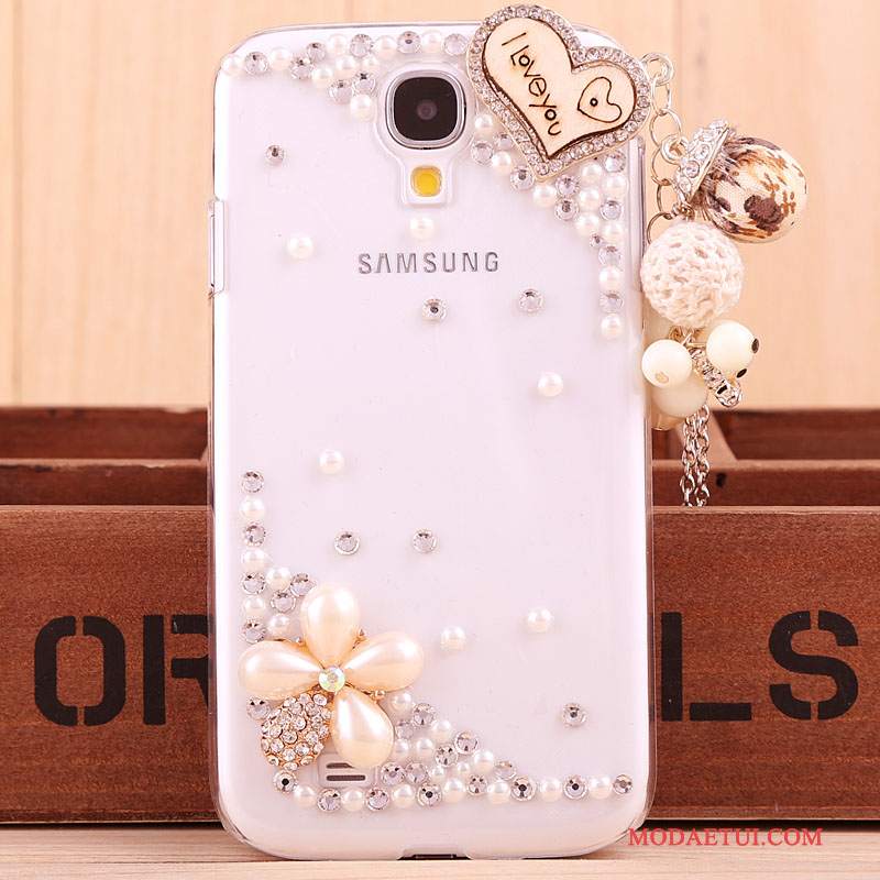 Futerał Samsung Galaxy S4 Rhinestone Nowy Złoto, Etui Samsung Galaxy S4 Ochraniacz Tendencjana Telefon