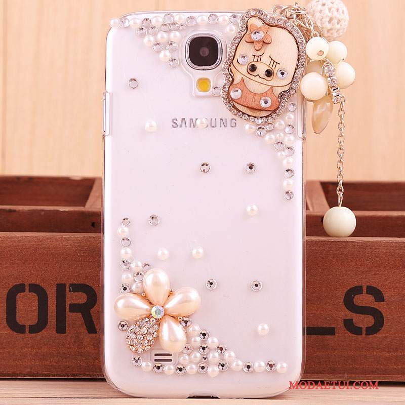 Futerał Samsung Galaxy S4 Rhinestone Nowy Złoto, Etui Samsung Galaxy S4 Ochraniacz Tendencjana Telefon