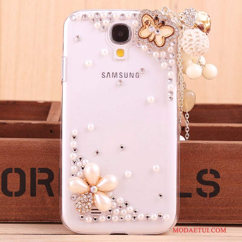 Futerał Samsung Galaxy S4 Rhinestone Nowy Złoto, Etui Samsung Galaxy S4 Ochraniacz Tendencjana Telefon