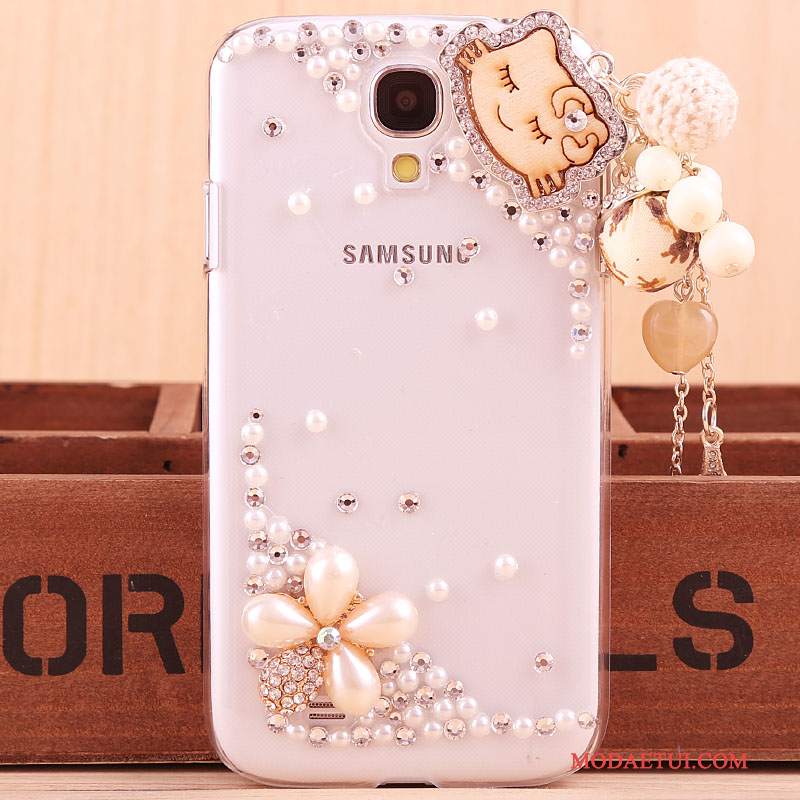 Futerał Samsung Galaxy S4 Rhinestone Nowy Złoto, Etui Samsung Galaxy S4 Ochraniacz Tendencjana Telefon