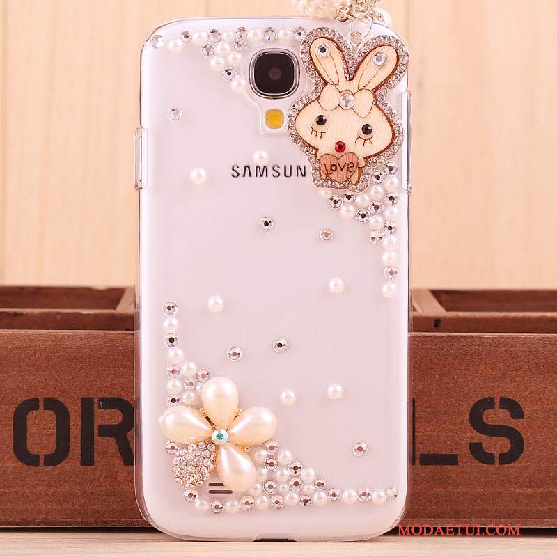 Futerał Samsung Galaxy S4 Rhinestone Nowy Złoto, Etui Samsung Galaxy S4 Ochraniacz Tendencjana Telefon