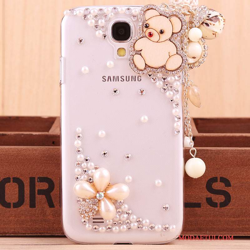 Futerał Samsung Galaxy S4 Rhinestone Nowy Złoto, Etui Samsung Galaxy S4 Ochraniacz Tendencjana Telefon