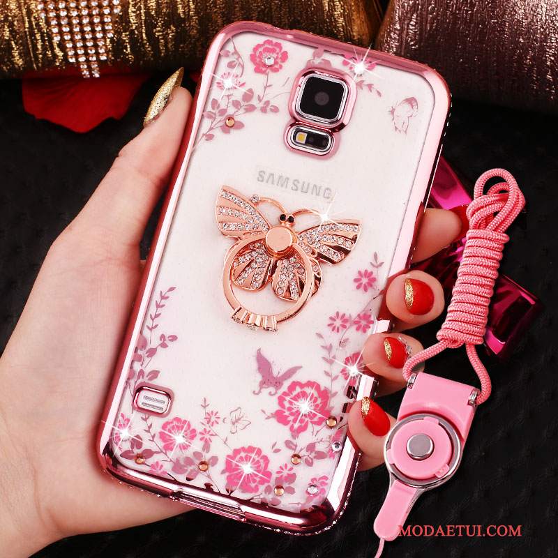 Futerał Samsung Galaxy S4 Rhinestone Różowena Telefon, Etui Samsung Galaxy S4 Ochraniacz