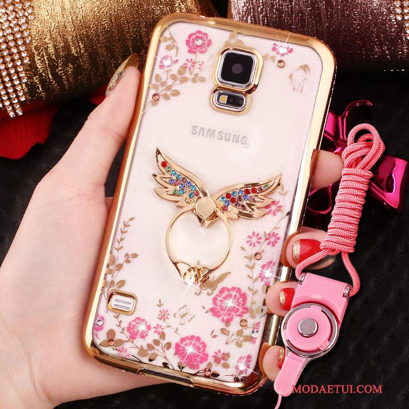 Futerał Samsung Galaxy S4 Rhinestone Różowena Telefon, Etui Samsung Galaxy S4 Ochraniacz