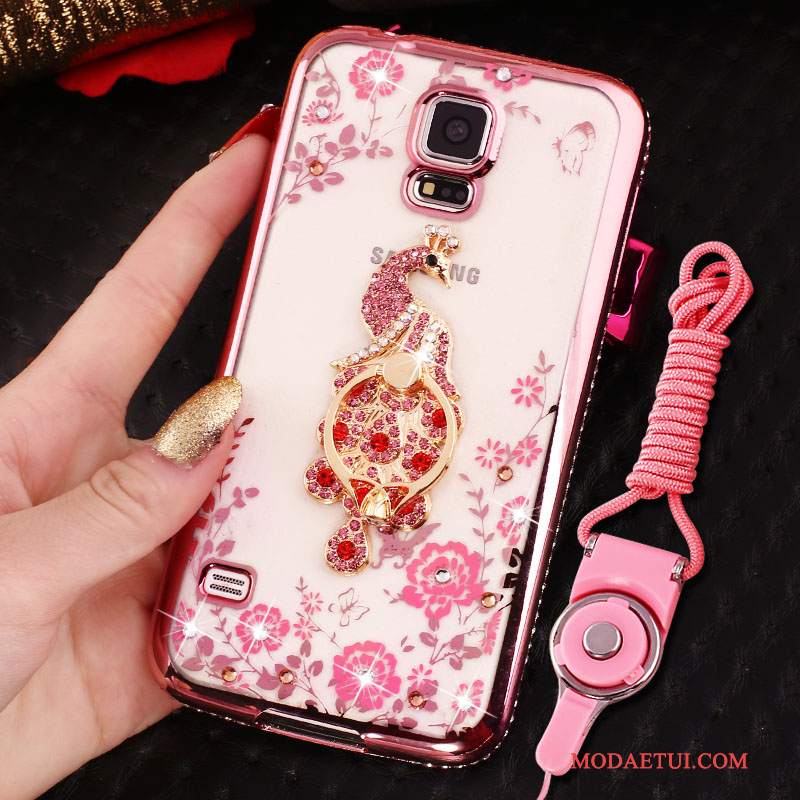 Futerał Samsung Galaxy S4 Rhinestone Różowena Telefon, Etui Samsung Galaxy S4 Ochraniacz