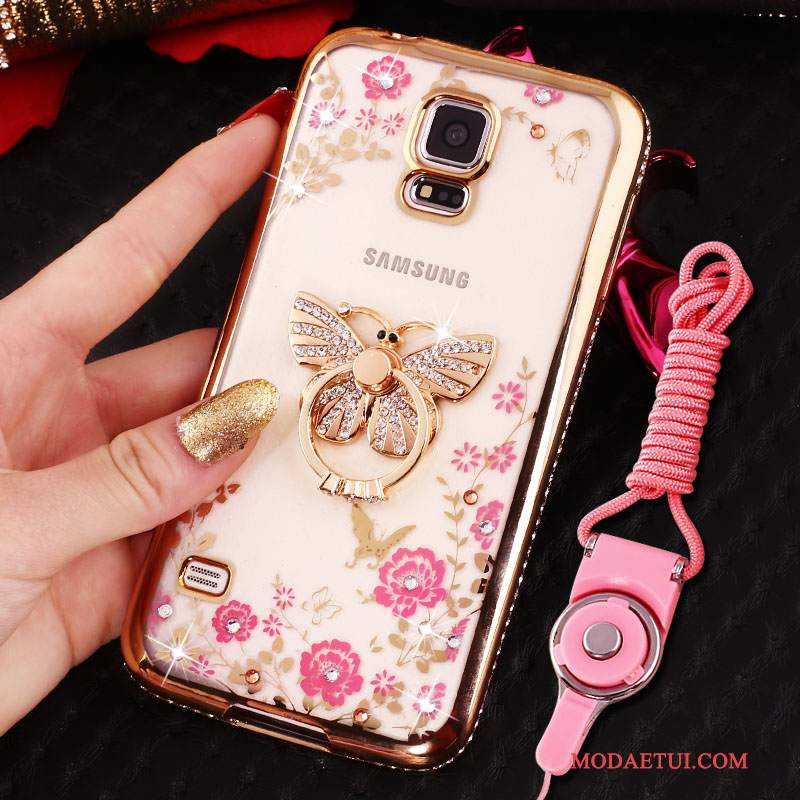 Futerał Samsung Galaxy S4 Rhinestone Różowena Telefon, Etui Samsung Galaxy S4 Ochraniacz