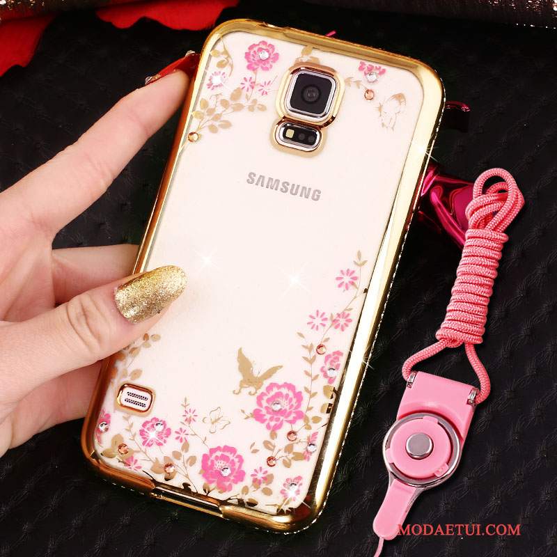 Futerał Samsung Galaxy S4 Rhinestone Różowena Telefon, Etui Samsung Galaxy S4 Ochraniacz