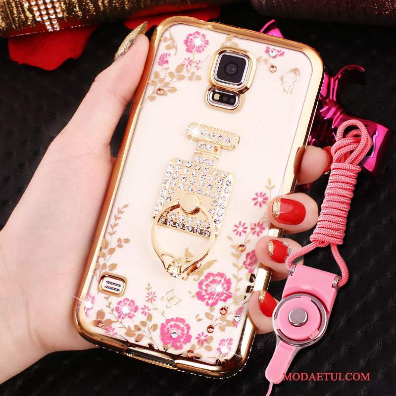 Futerał Samsung Galaxy S4 Rhinestone Różowena Telefon, Etui Samsung Galaxy S4 Ochraniacz