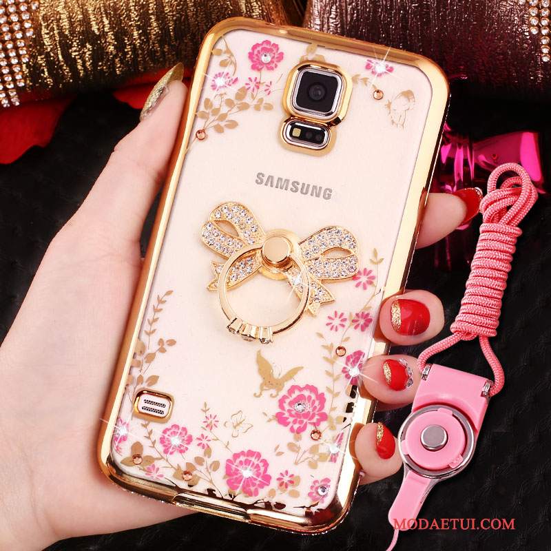 Futerał Samsung Galaxy S4 Rhinestone Różowena Telefon, Etui Samsung Galaxy S4 Ochraniacz