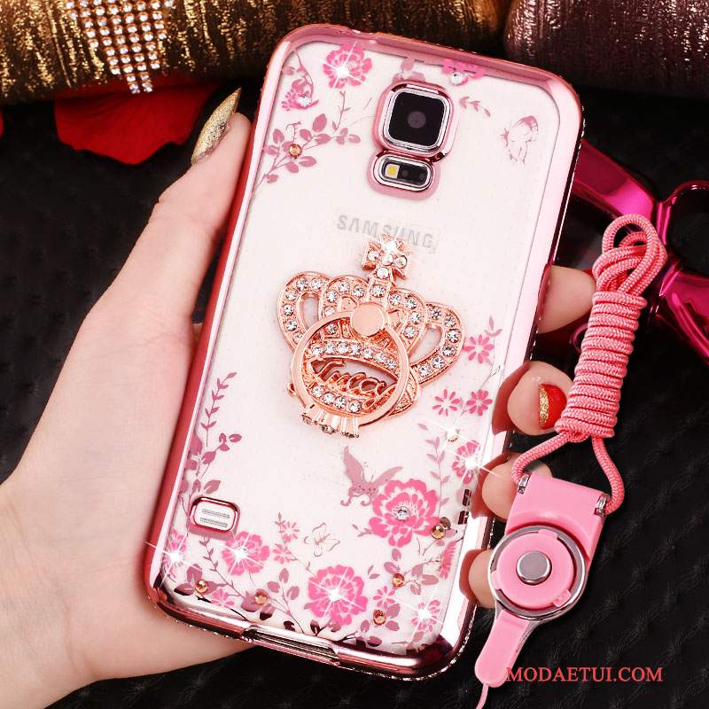 Futerał Samsung Galaxy S4 Rhinestone Różowena Telefon, Etui Samsung Galaxy S4 Ochraniacz