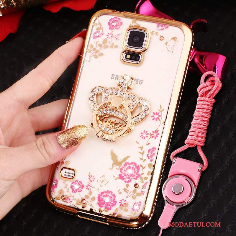 Futerał Samsung Galaxy S4 Rhinestone Różowena Telefon, Etui Samsung Galaxy S4 Ochraniacz