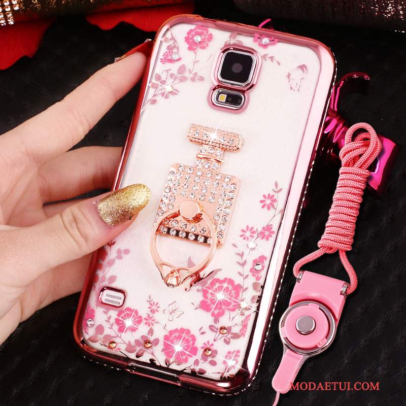 Futerał Samsung Galaxy S4 Rhinestone Różowena Telefon, Etui Samsung Galaxy S4 Ochraniacz