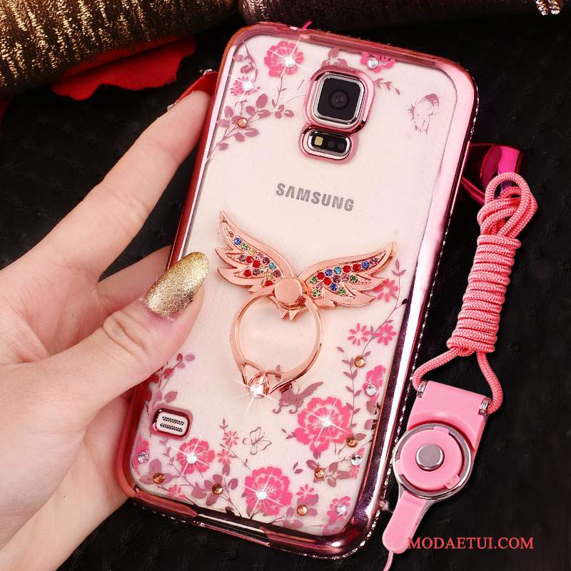 Futerał Samsung Galaxy S4 Rhinestone Różowena Telefon, Etui Samsung Galaxy S4 Ochraniacz