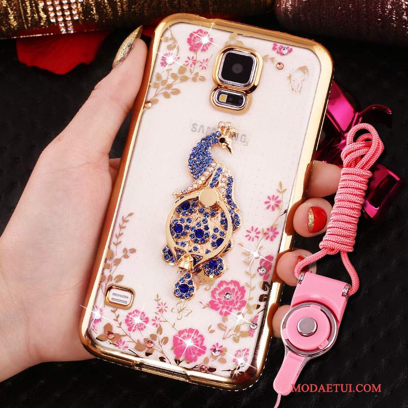 Futerał Samsung Galaxy S4 Rhinestone Różowena Telefon, Etui Samsung Galaxy S4 Ochraniacz