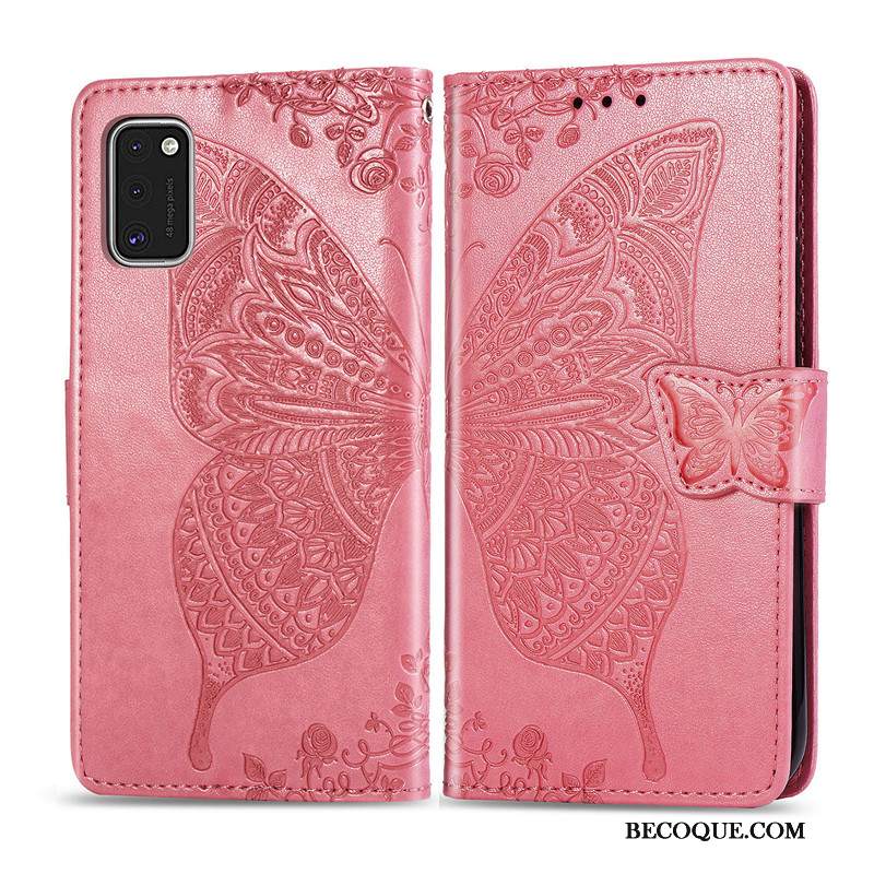 Futerał Samsung Galaxy S41 Skóra Kwiaty Motyl, Etui Samsung Galaxy S41 Pokrowce Czarny Relief