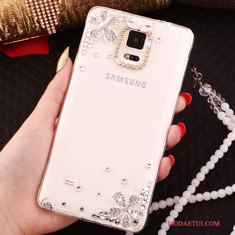 Futerał Samsung Galaxy S5 Miękki Złoto Ring, Etui Samsung Galaxy S5 Silikonowe Wiszące Ozdobyna Telefon