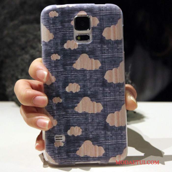 Futerał Samsung Galaxy S5 Ochraniacz Anti-fall Jasny Niebieski, Etui Samsung Galaxy S5 Miękki Na Telefon