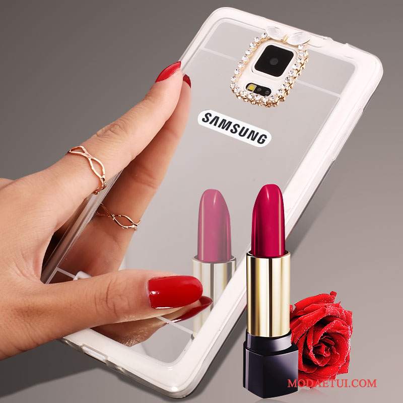 Futerał Samsung Galaxy S5 Rhinestone Złotona Telefon, Etui Samsung Galaxy S5 Silikonowe Lustro