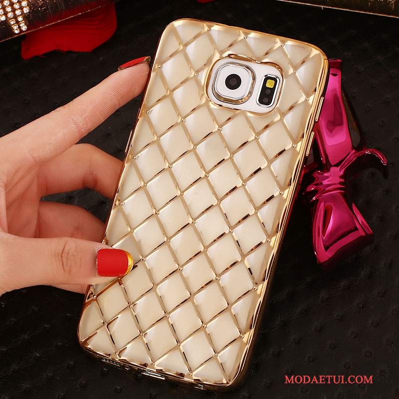 Futerał Samsung Galaxy S6 Edge + Rhinestone Ring Różowe, Etui Samsung Galaxy S6 Edge + Ochraniacz