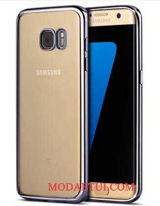 Futerał Samsung Galaxy S6 Edge + Silikonowe Różowena Telefon, Etui Samsung Galaxy S6 Edge + Miękki