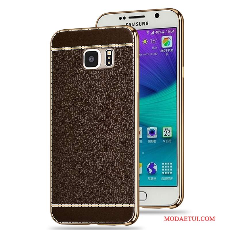 Futerał Samsung Galaxy S6 Ochraniacz Anti-fallna Telefon, Etui Samsung Galaxy S6 Miękki Czerwony Poszycie