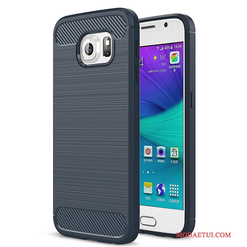 Futerał Samsung Galaxy S6 Ochraniacz Czerwony, Etui Samsung Galaxy S6 Miękki