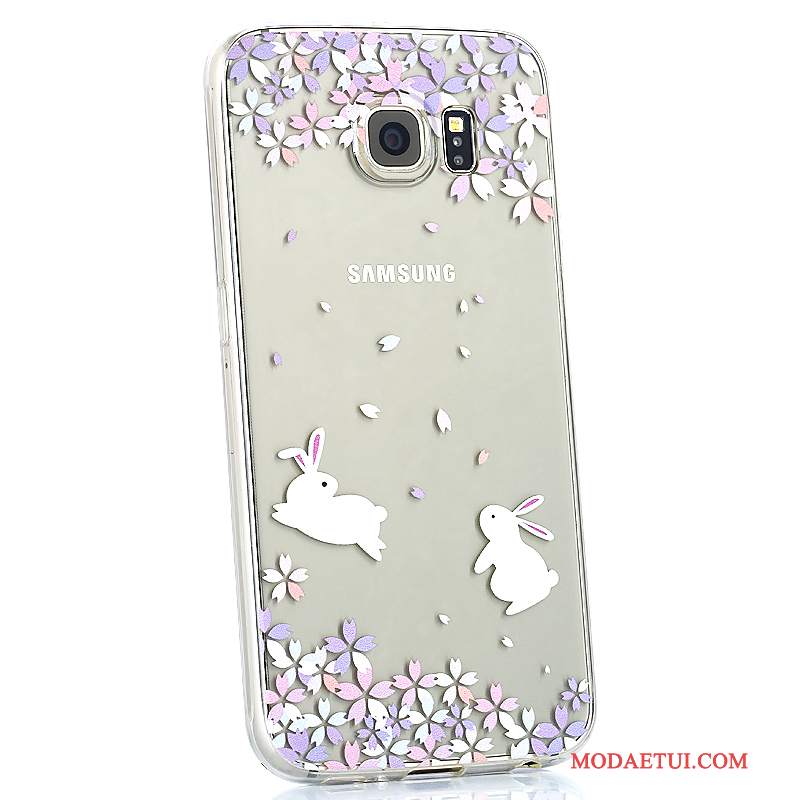 Futerał Samsung Galaxy S6 Ochraniacz Piękny Osobowość, Etui Samsung Galaxy S6 Kreskówka Na Telefon Przezroczysty
