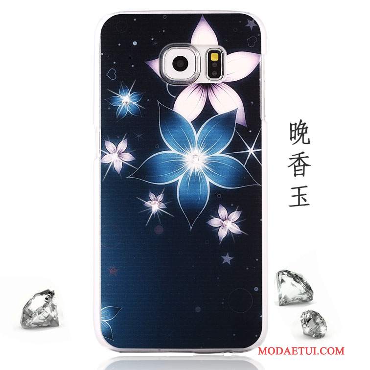 Futerał Samsung Galaxy S6 Rhinestone Tendencja Anti-fall, Etui Samsung Galaxy S6 Kolor Purpurowyna Telefon