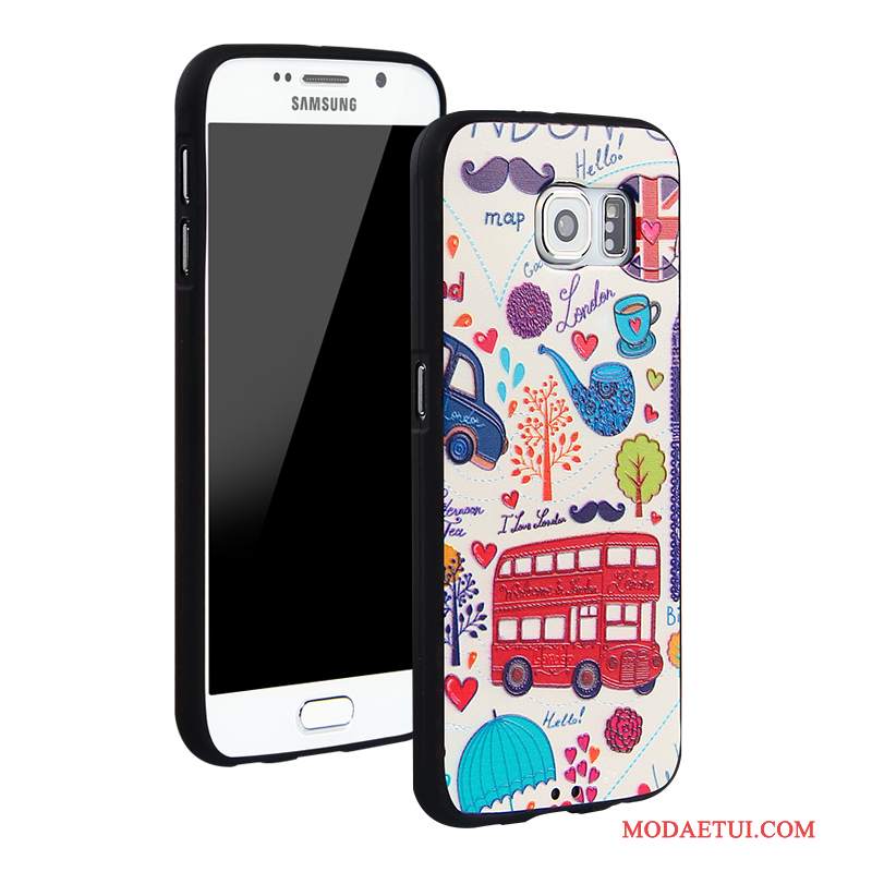Futerał Samsung Galaxy S6 Silikonowe Na Telefon Tendencja, Etui Samsung Galaxy S6 Torby Anti-fall Niebieski