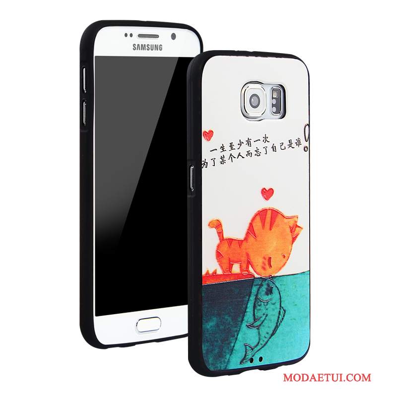 Futerał Samsung Galaxy S6 Silikonowe Na Telefon Tendencja, Etui Samsung Galaxy S6 Torby Anti-fall Niebieski