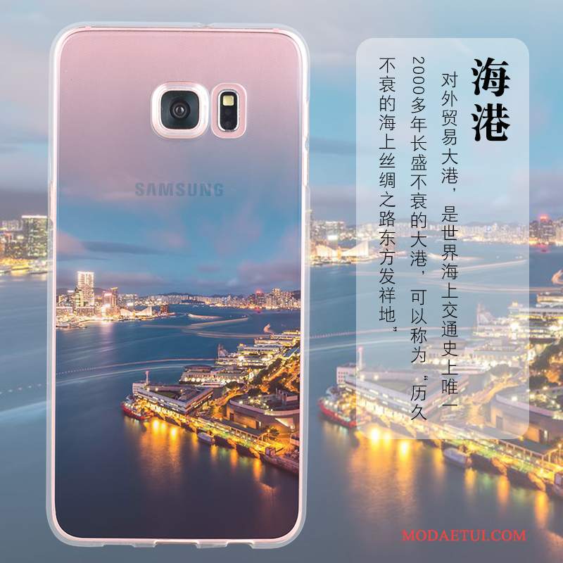 Futerał Samsung Galaxy S6 Torby Na Telefon Anti-fall, Etui Samsung Galaxy S6 Silikonowe Różowe