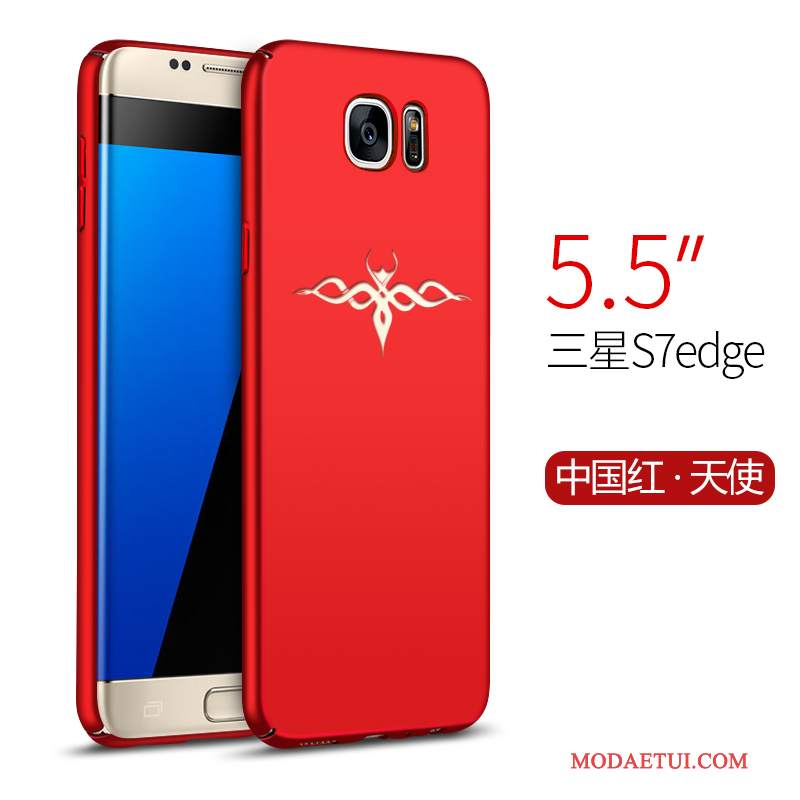 Futerał Samsung Galaxy S7 Edge Ochraniacz Tendencja Trudno, Etui Samsung Galaxy S7 Edge Czerwonyna Telefon