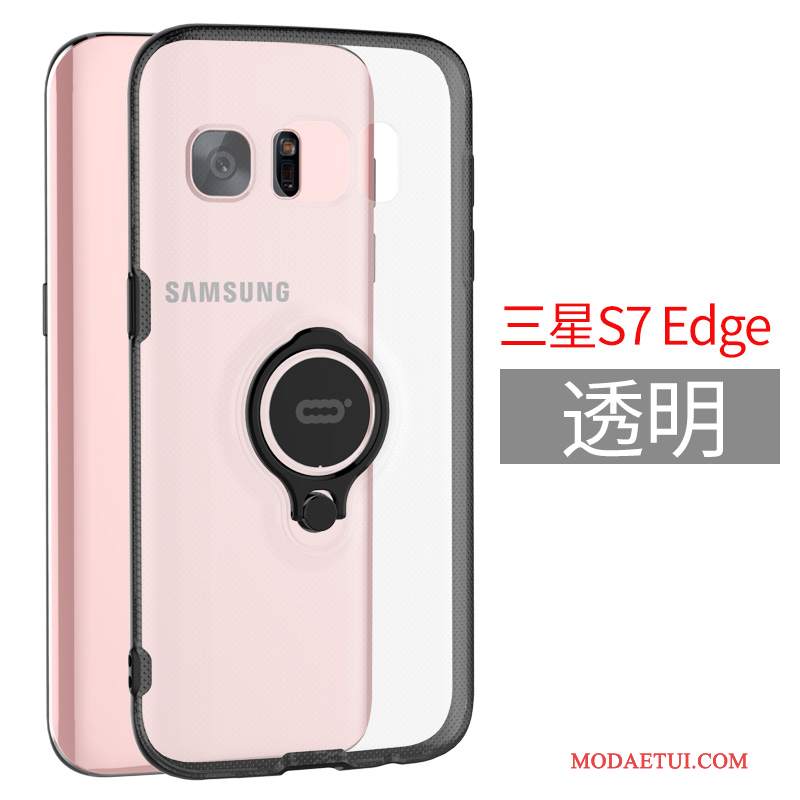 Futerał Samsung Galaxy S7 Edge Torby Na Telefon Trudno, Etui Samsung Galaxy S7 Edge Wspornik Magnetyzm Ring