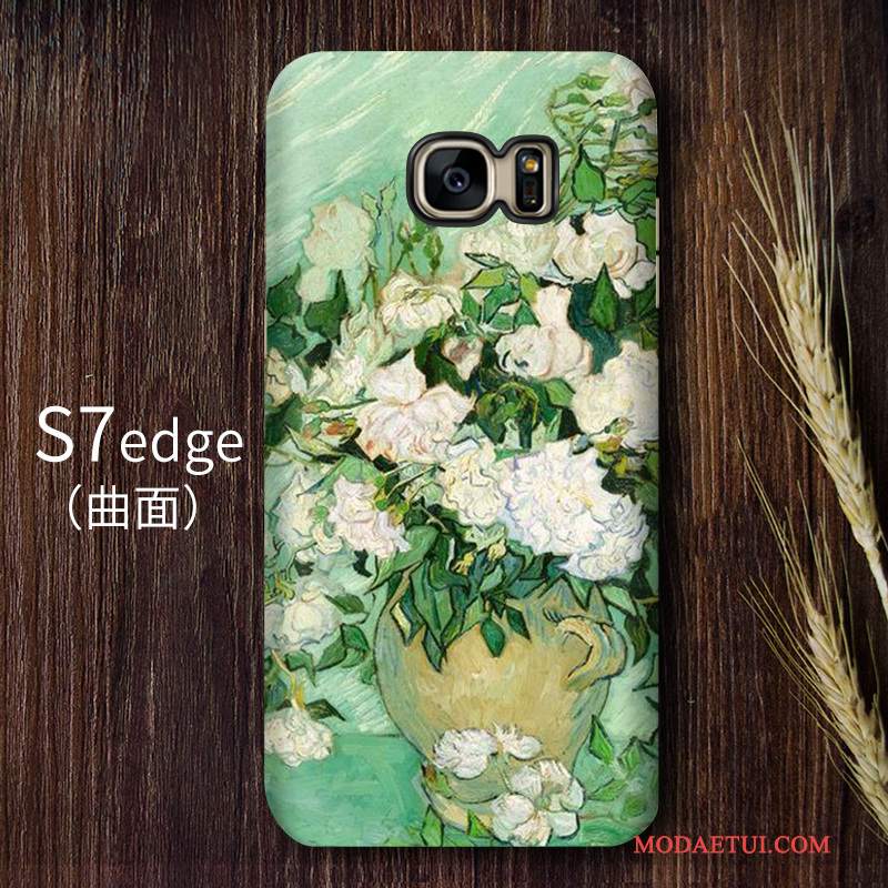 Futerał Samsung Galaxy S7 Edge Vintage Gwiaździsty Wysoki, Etui Samsung Galaxy S7 Edge Ochraniacz Sztuka Trudno