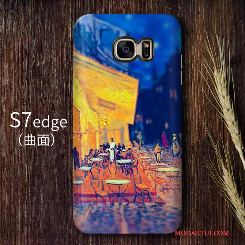 Futerał Samsung Galaxy S7 Edge Vintage Gwiaździsty Wysoki, Etui Samsung Galaxy S7 Edge Ochraniacz Sztuka Trudno