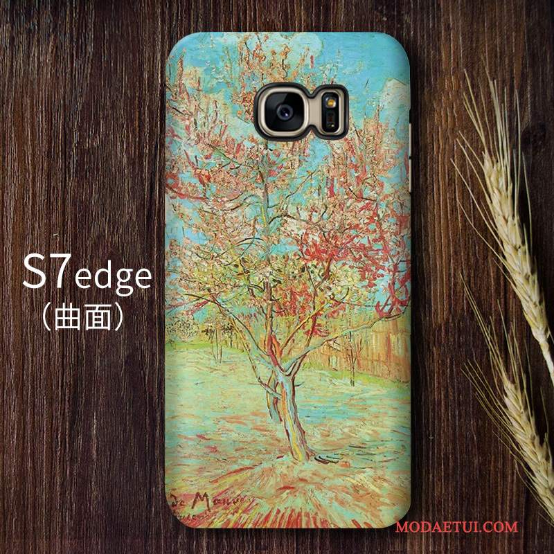 Futerał Samsung Galaxy S7 Edge Vintage Gwiaździsty Wysoki, Etui Samsung Galaxy S7 Edge Ochraniacz Sztuka Trudno