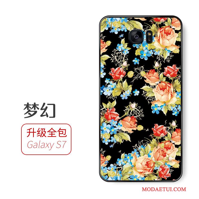 Futerał Samsung Galaxy S7 Kreskówka Anti-fall Cienkie, Etui Samsung Galaxy S7 Torby Na Telefon Wiszące Ozdoby