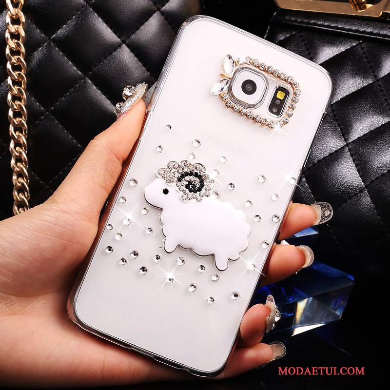 Futerał Samsung Galaxy S7 Rhinestone Cienkie Anti-fall, Etui Samsung Galaxy S7 Ochraniacz Złoto Przezroczysty