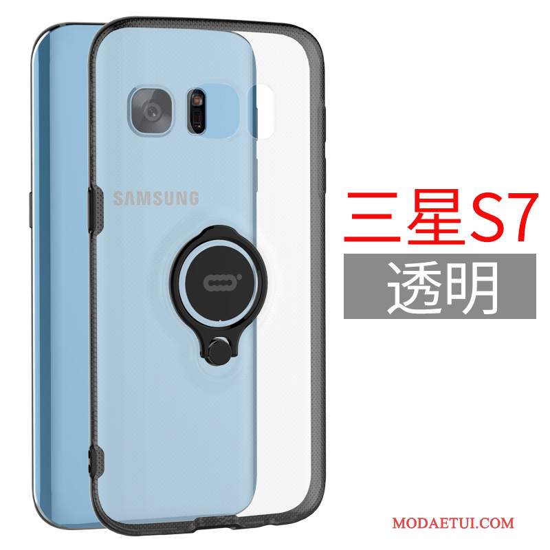 Futerał Samsung Galaxy S7 Torby Na Telefon Magnetyzm, Etui Samsung Galaxy S7 Wspornik Różowe Trudno