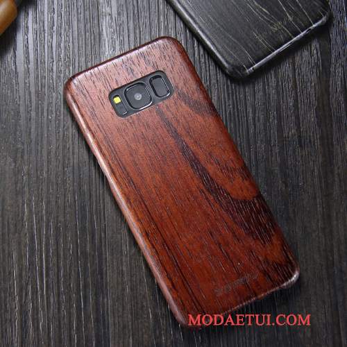 Futerał Samsung Galaxy S8+ Drewniany Modna Marka Cienkie, Etui Samsung Galaxy S8+ Litego Drewna Na Telefon Khaki