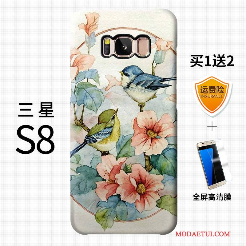Futerał Samsung Galaxy S8 Kreatywne Chiński Styl Anti-fall, Etui Samsung Galaxy S8 Ochraniacz Na Telefon Trudno