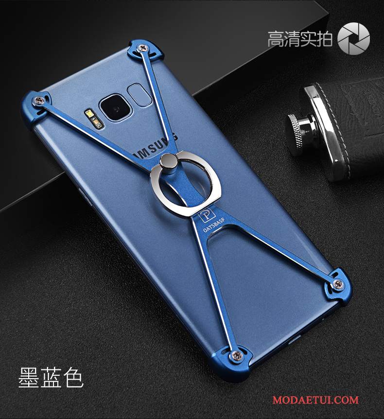 Futerał Samsung Galaxy S8+ Kreatywne Osobowość Ring, Etui Samsung Galaxy S8+ Metal Granica Anti-fall