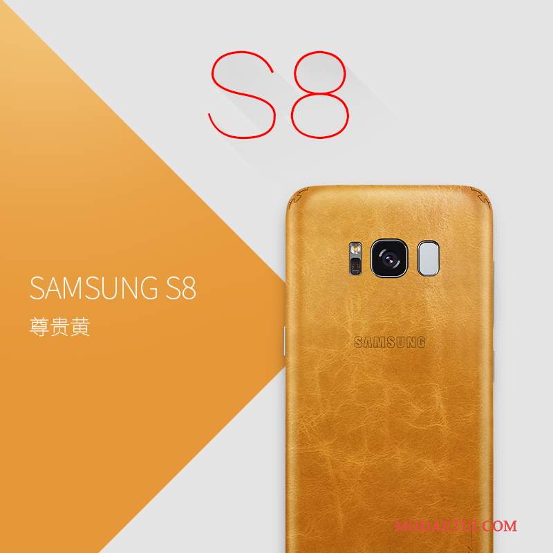 Futerał Samsung Galaxy S8+ Kreatywne Pomarańczowy Cienkie, Etui Samsung Galaxy S8+ Torby Na Telefon Żółty