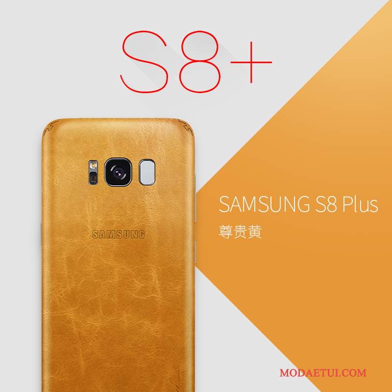 Futerał Samsung Galaxy S8+ Kreatywne Pomarańczowy Cienkie, Etui Samsung Galaxy S8+ Torby Na Telefon Żółty