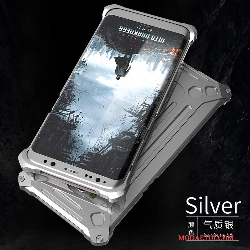 Futerał Samsung Galaxy S8+ Kreatywne Trudno Złoto, Etui Samsung Galaxy S8+ Metal Anti-fallna Telefon