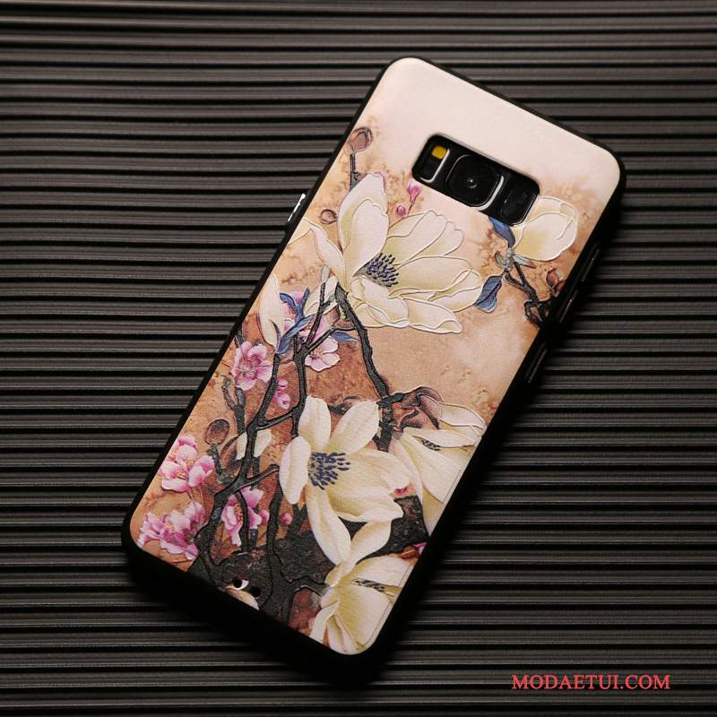 Futerał Samsung Galaxy S8 Kreatywne Wiszące Ozdoby Kwiaty, Etui Samsung Galaxy S8 Silikonowe Osobowośćna Telefon